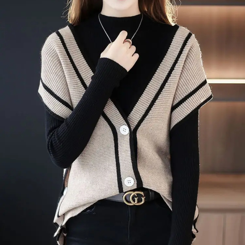 Natalia Fenwick Cutout Knit Cardigan