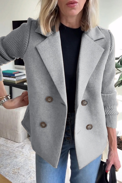 Sorelle Whitlock Contrast Sleeve Blazer