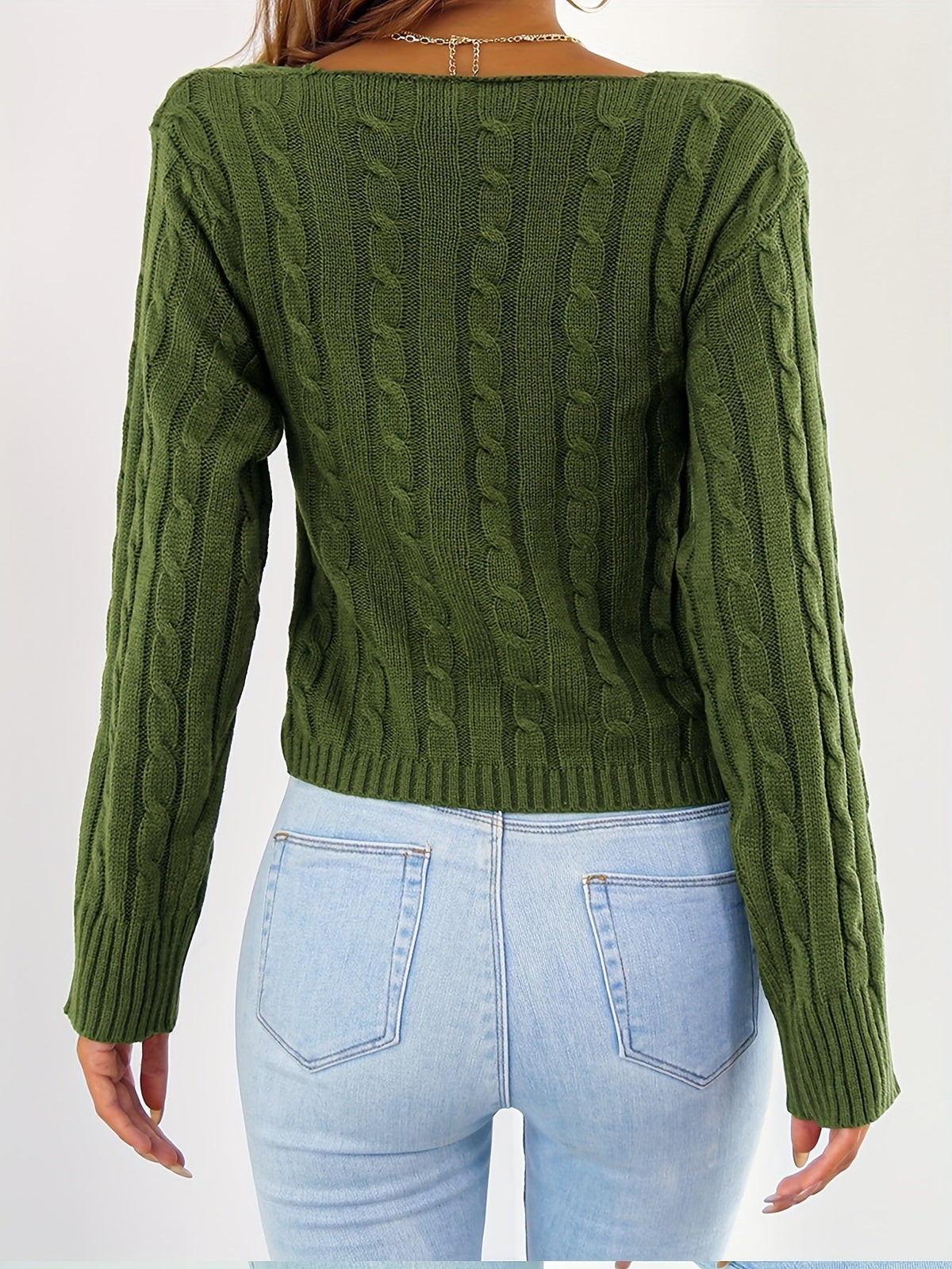 Lyvessa Westbrook Wrap V Neck Sweater