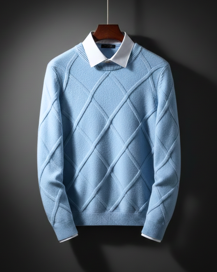 Xavier Glenarvon Mock Neck Knit Sweater