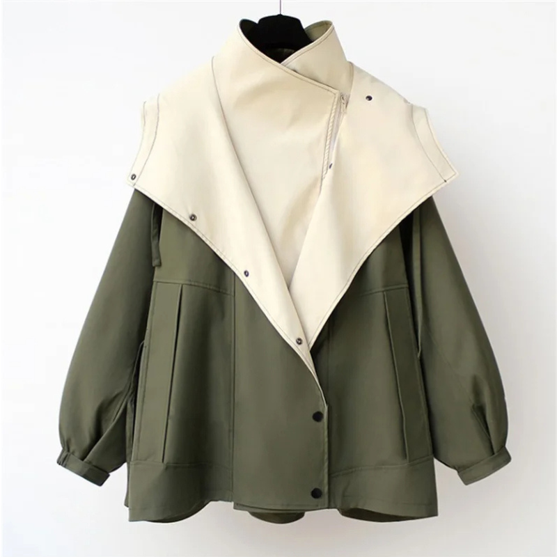 Lucienne Ainsworth Funnel Neck Coat