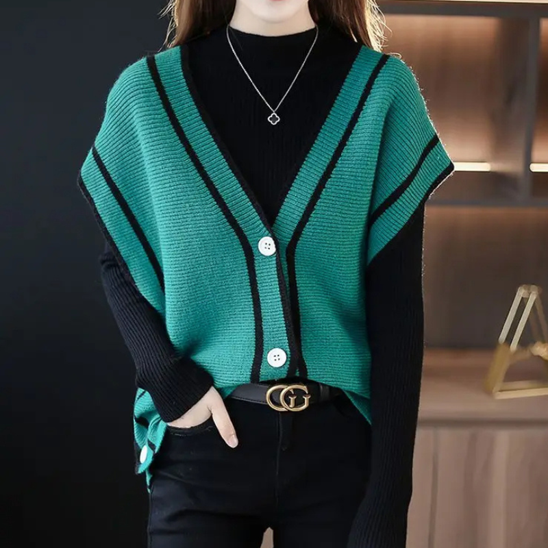 Natalia Fenwick Cutout Knit Cardigan