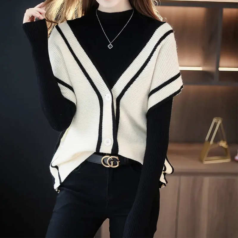 Natalia Fenwick Cutout Knit Cardigan