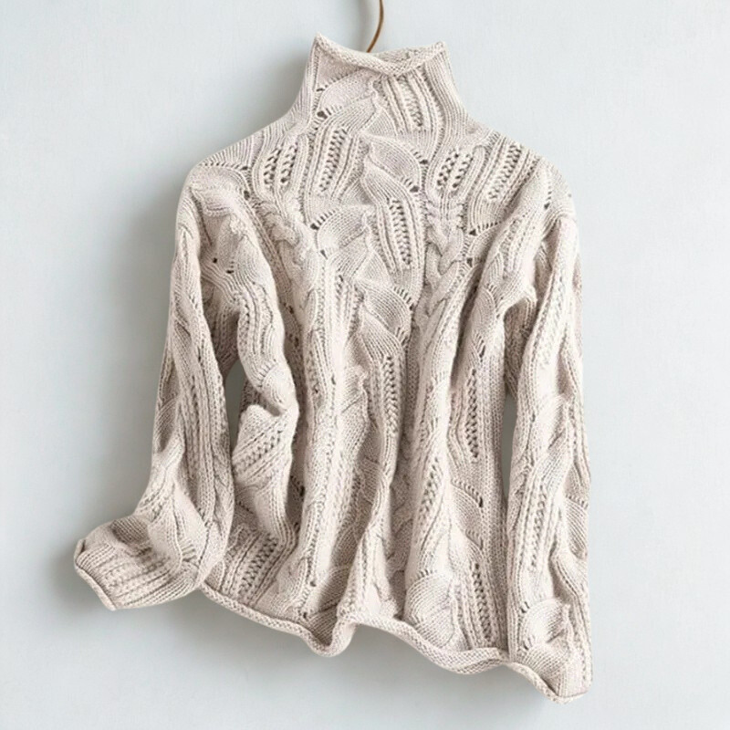 Isolde Ellsworth Balloon Sleeve Knit Sweater