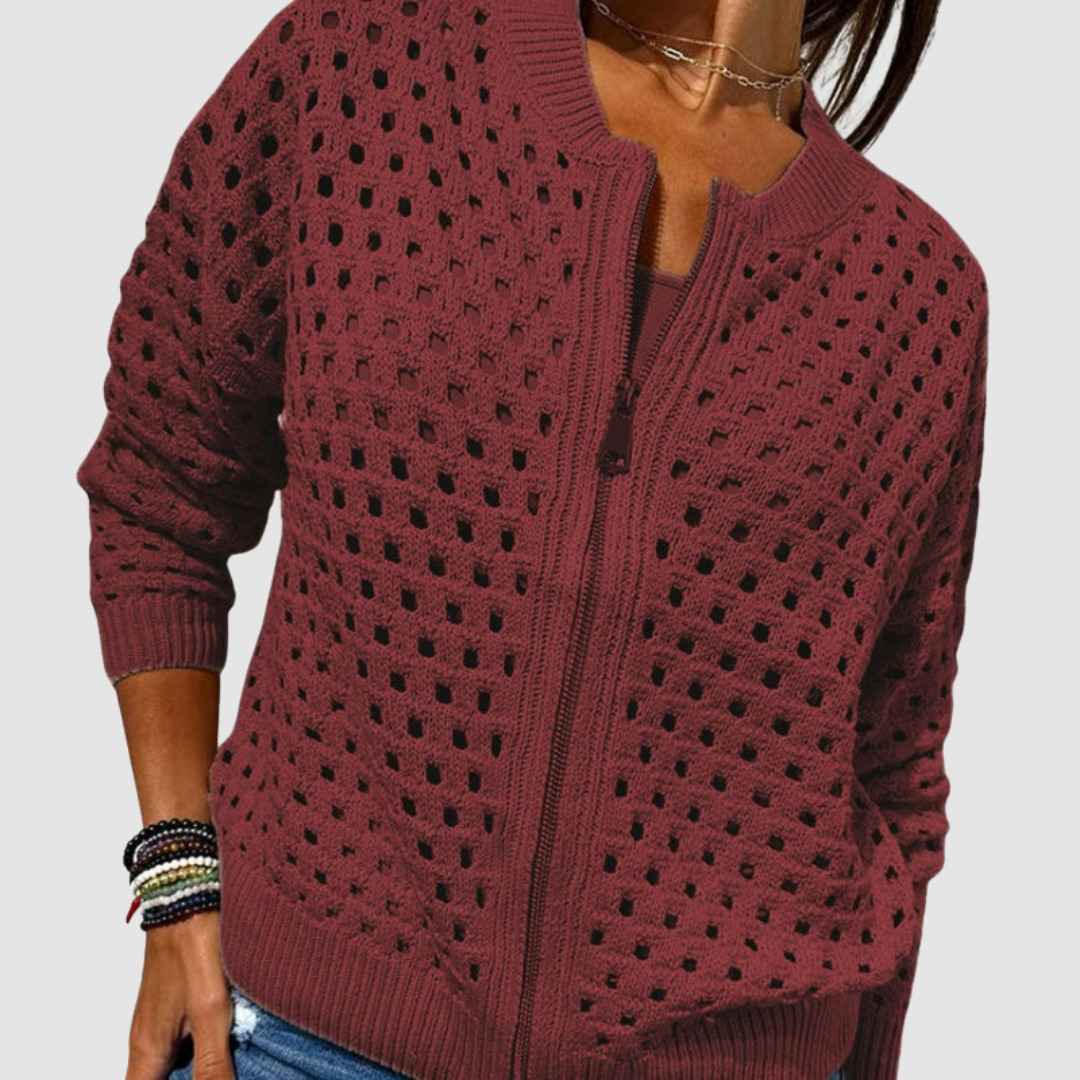 Liliane Ainsworth Zip Cardigan