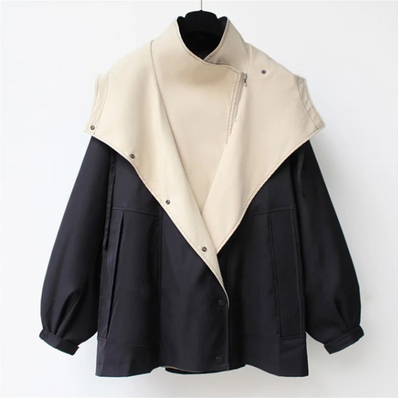 Lucienne Ainsworth Funnel Neck Coat
