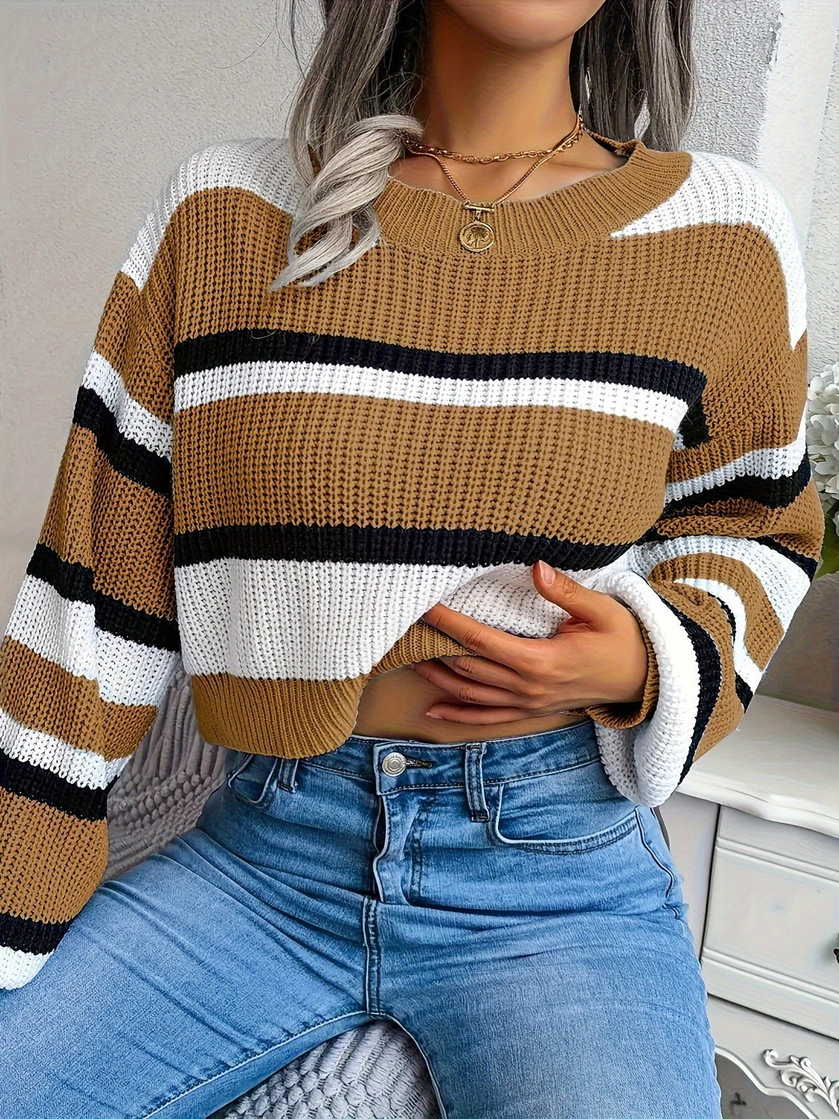 Felicity Quenby Puff Shoulder Sweater
