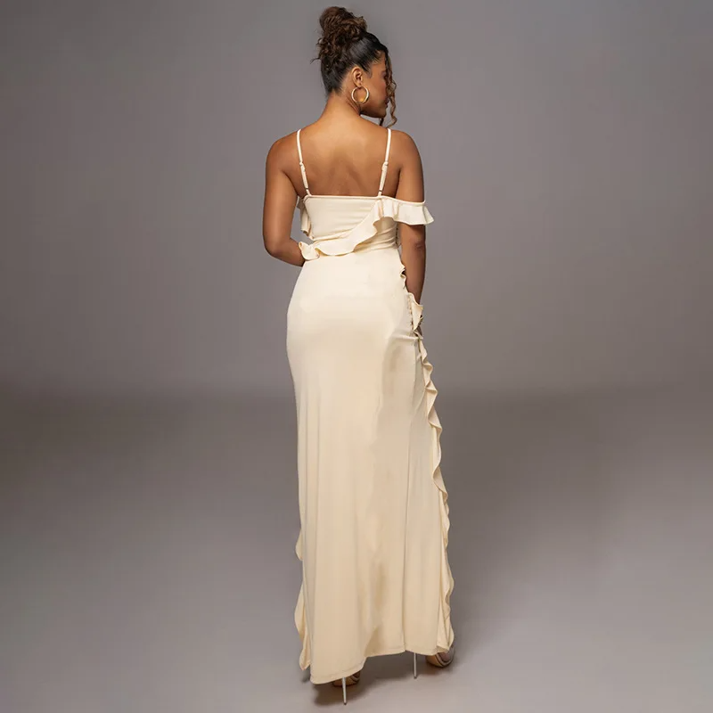 Bernadette Pennington Floor Length Wedding Guest Dress