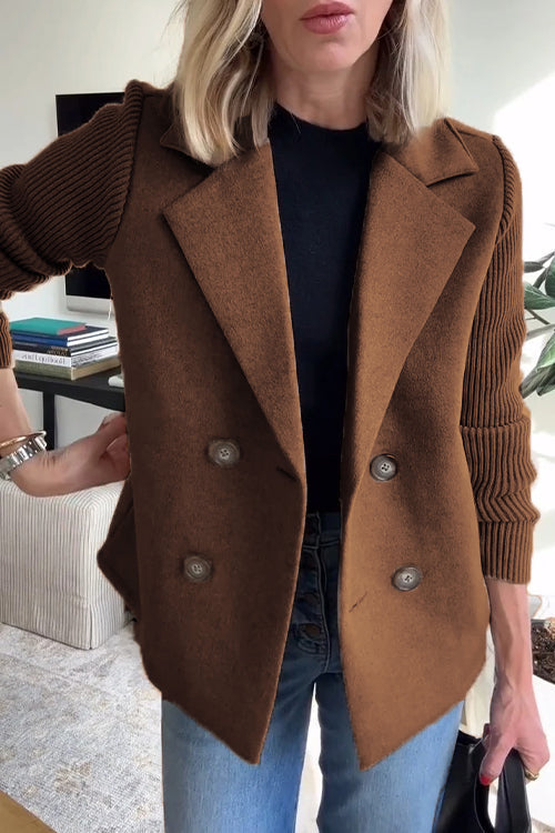 Sorelle Whitlock Contrast Sleeve Blazer
