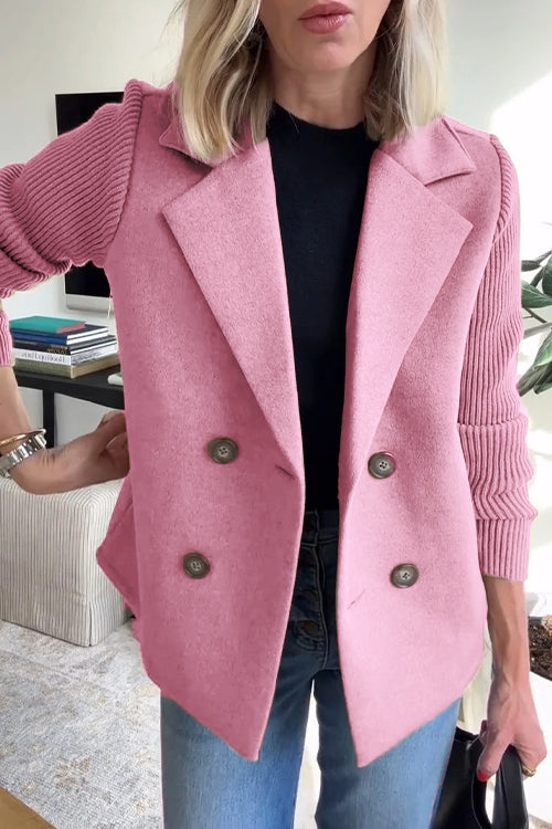Sorelle Whitlock Contrast Sleeve Blazer