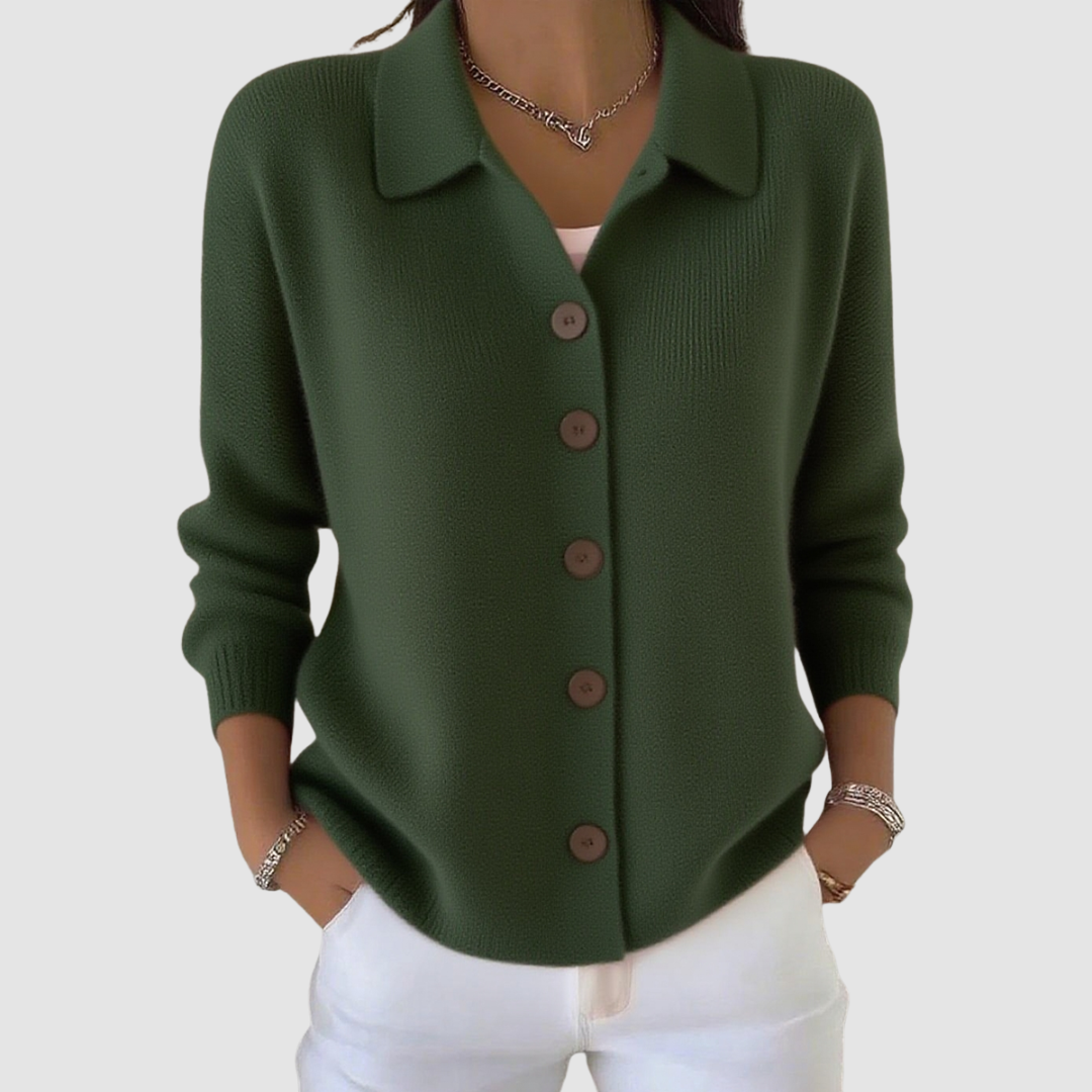 Grace Radley Relaxed Collar Cardigan