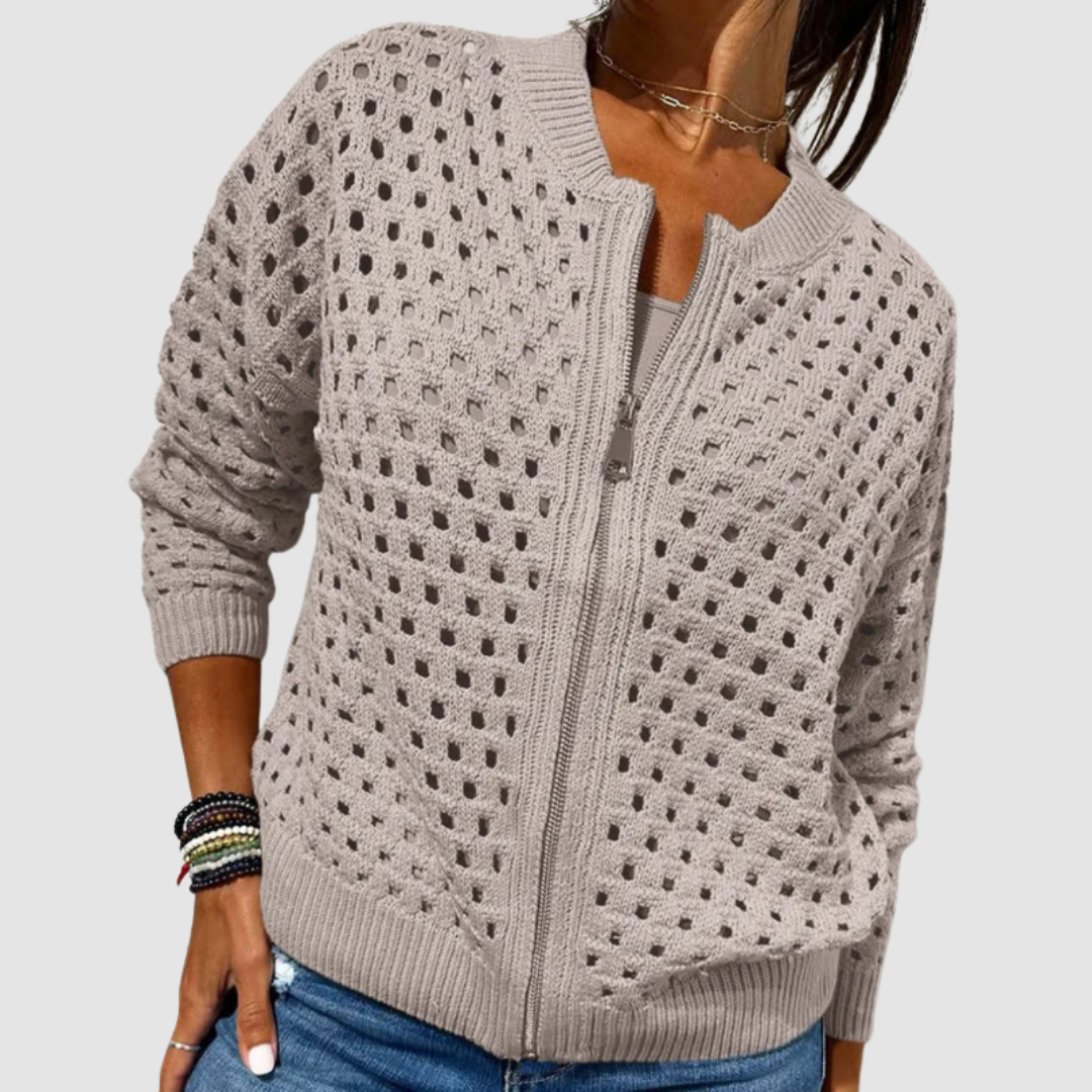 Liliane Ainsworth Zip Cardigan