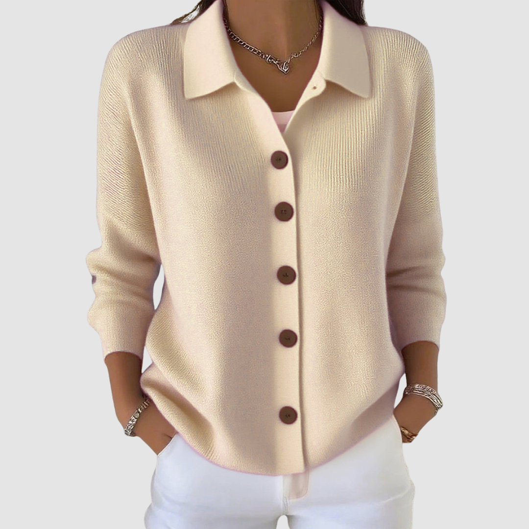 Grace Radley Relaxed Collar Cardigan