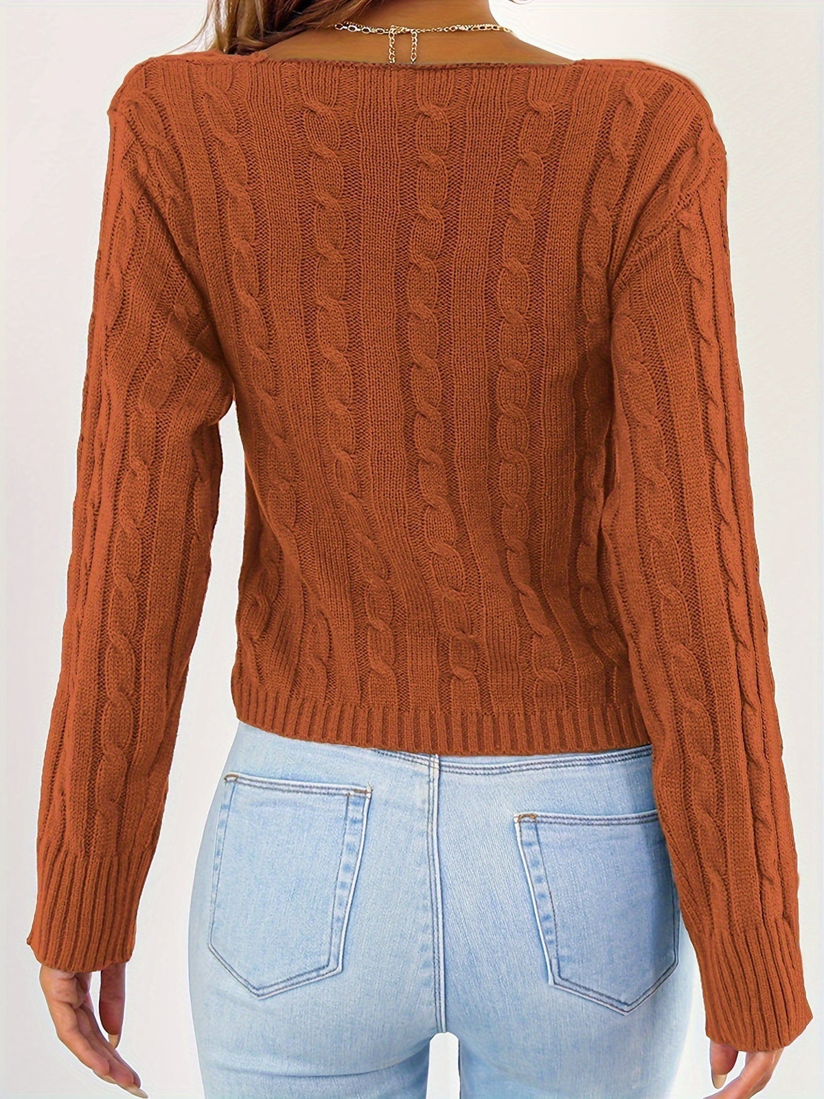 Lyvessa Westbrook Wrap V Neck Sweater