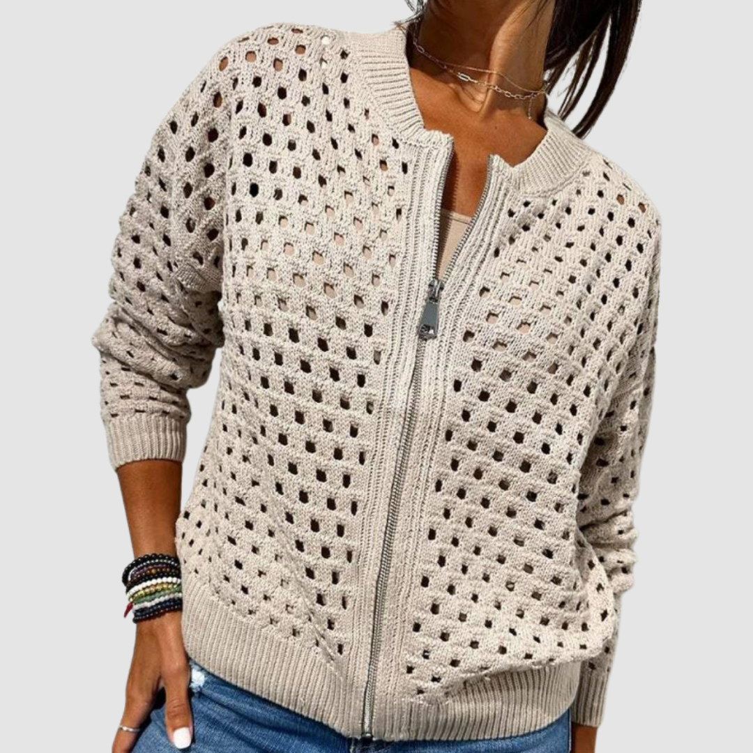 Liliane Ainsworth Zip Cardigan