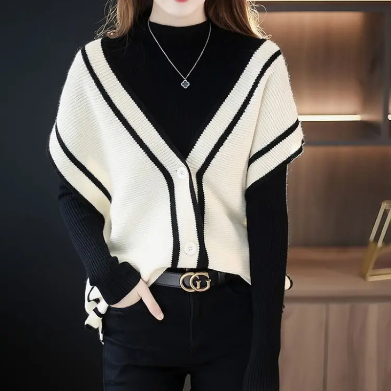 Natalia Fenwick Cutout Knit Cardigan