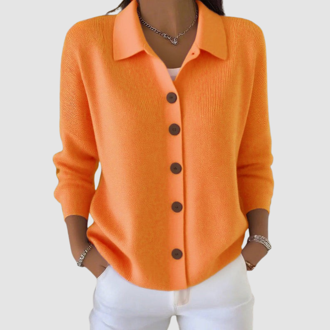 Grace Radley Relaxed Collar Cardigan