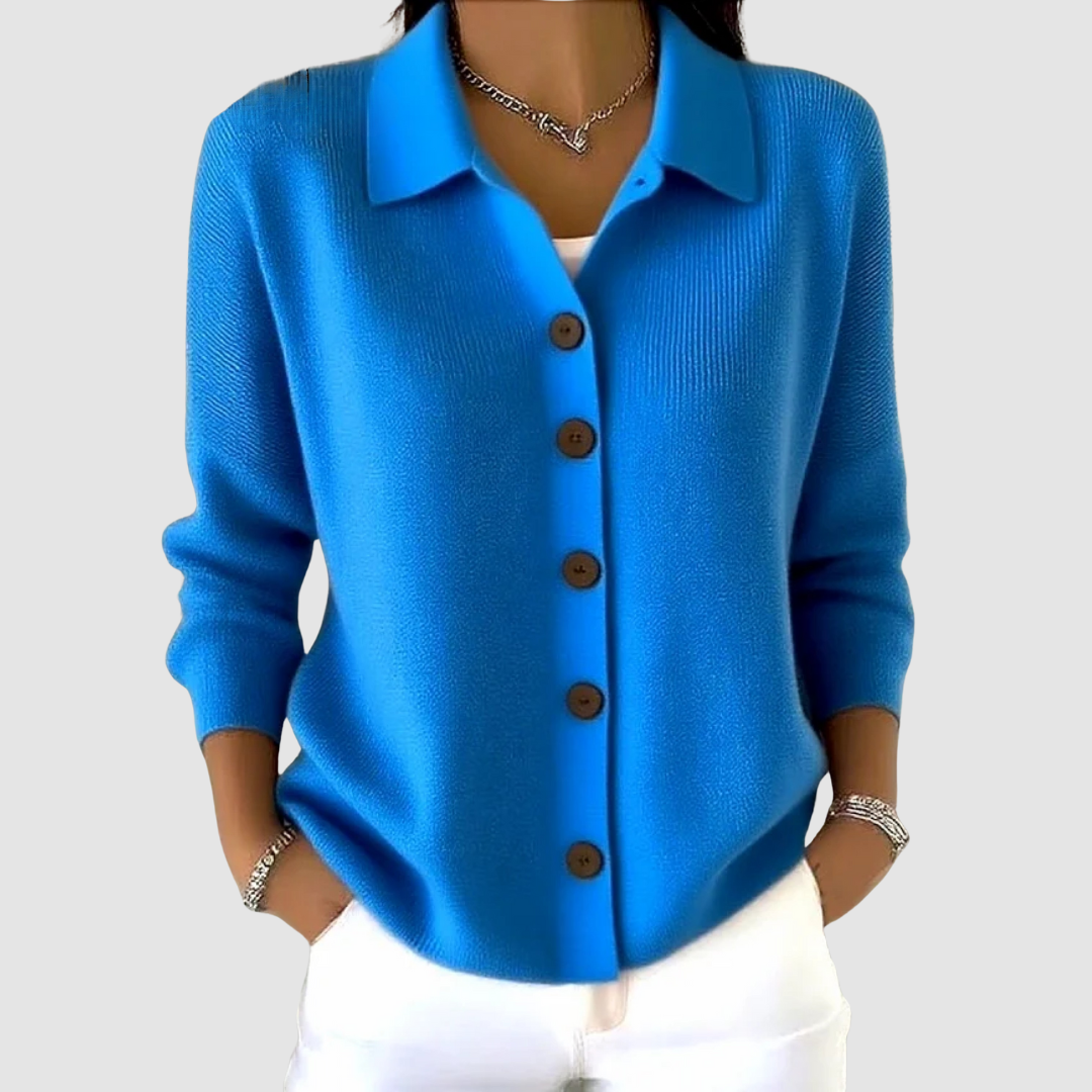 Elodie Harding Buttoned Knit Cardigan