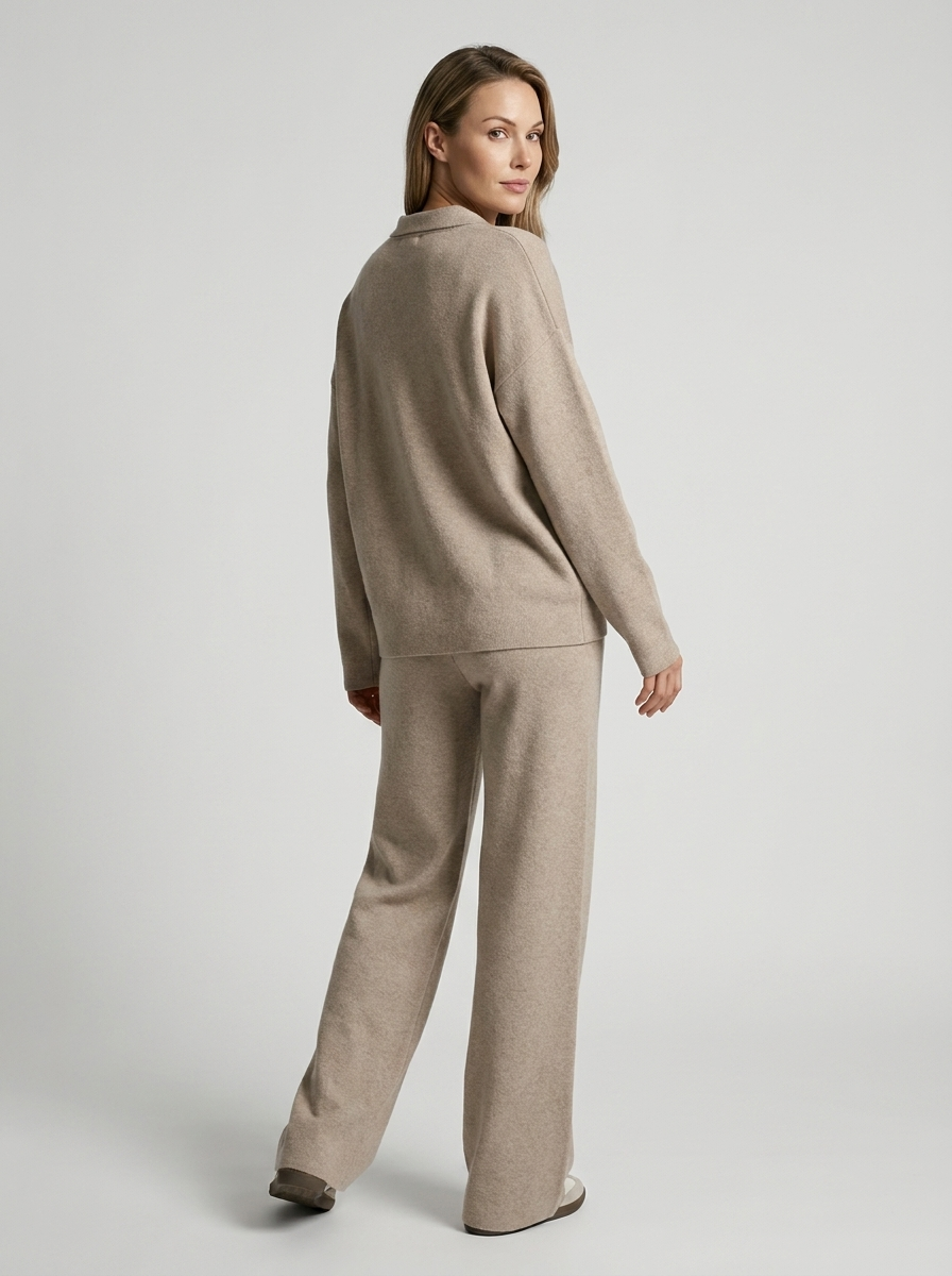 Valentina Glenmore Argyle Knit Matching Set