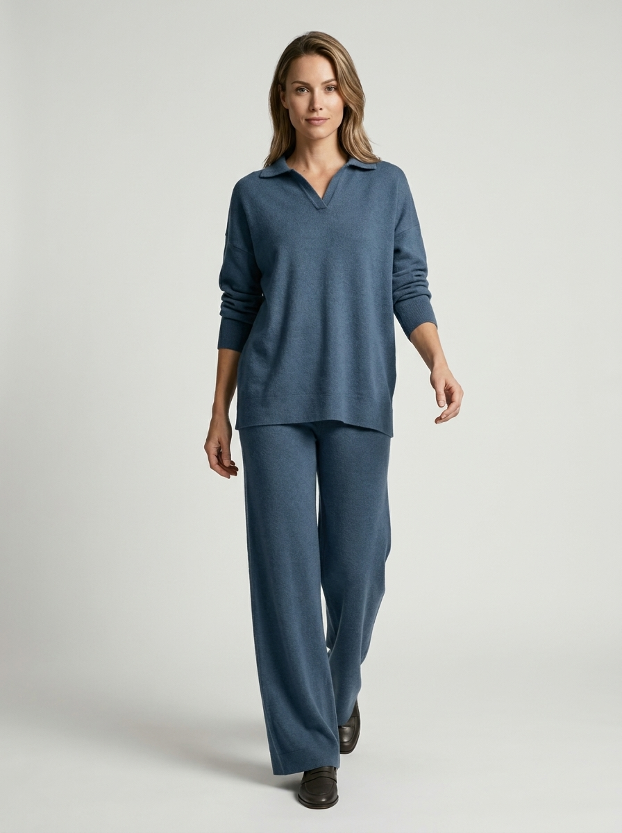 Valentina Glenmore Argyle Knit Matching Set