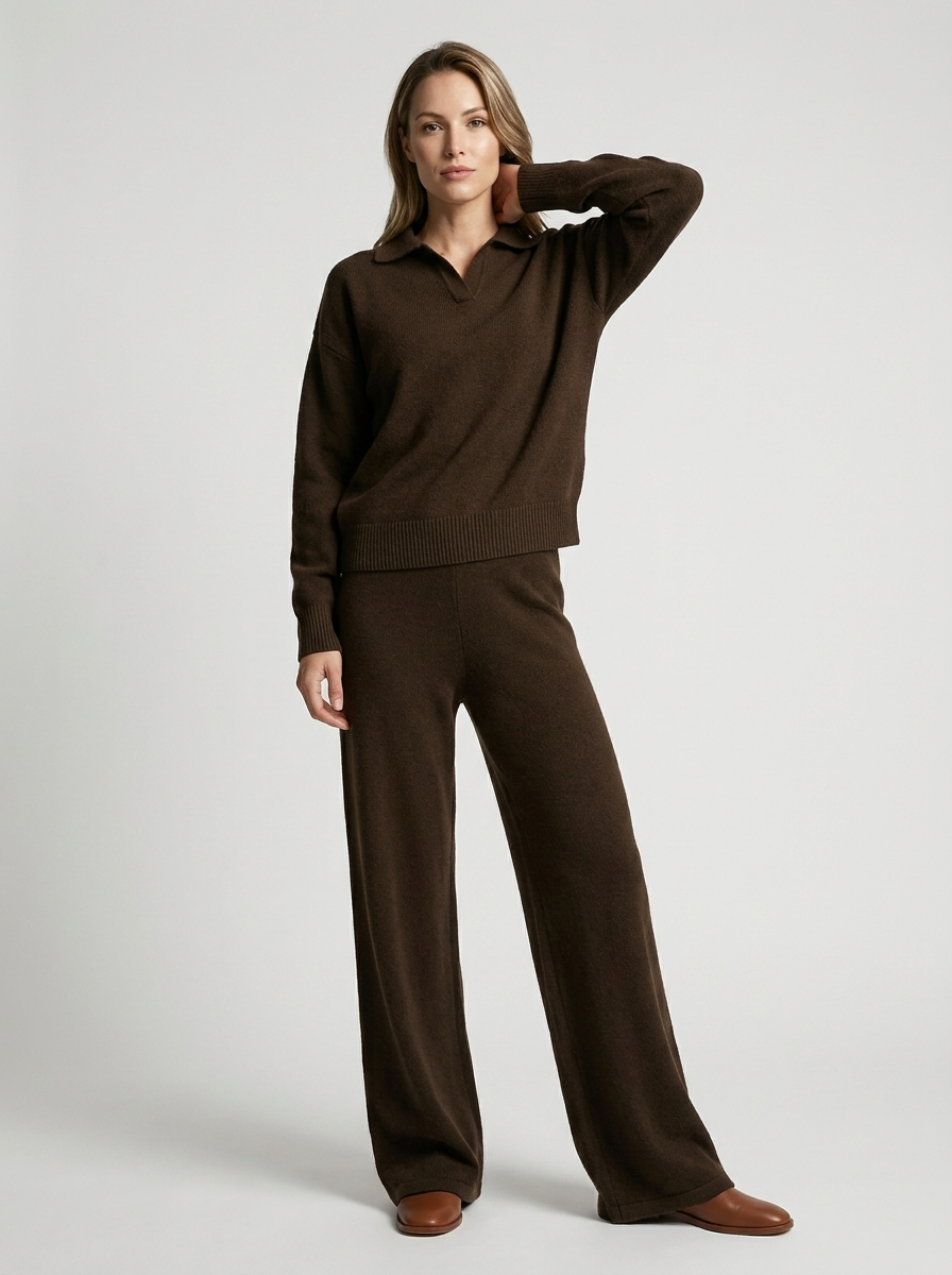 Valentina Glenmore Argyle Knit Matching Set