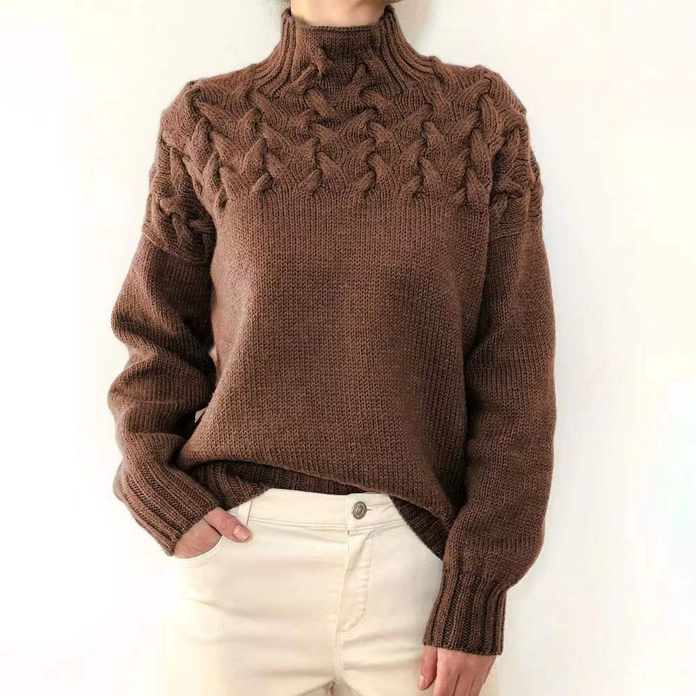 Octavia Granville Puff Shoulder Sweater