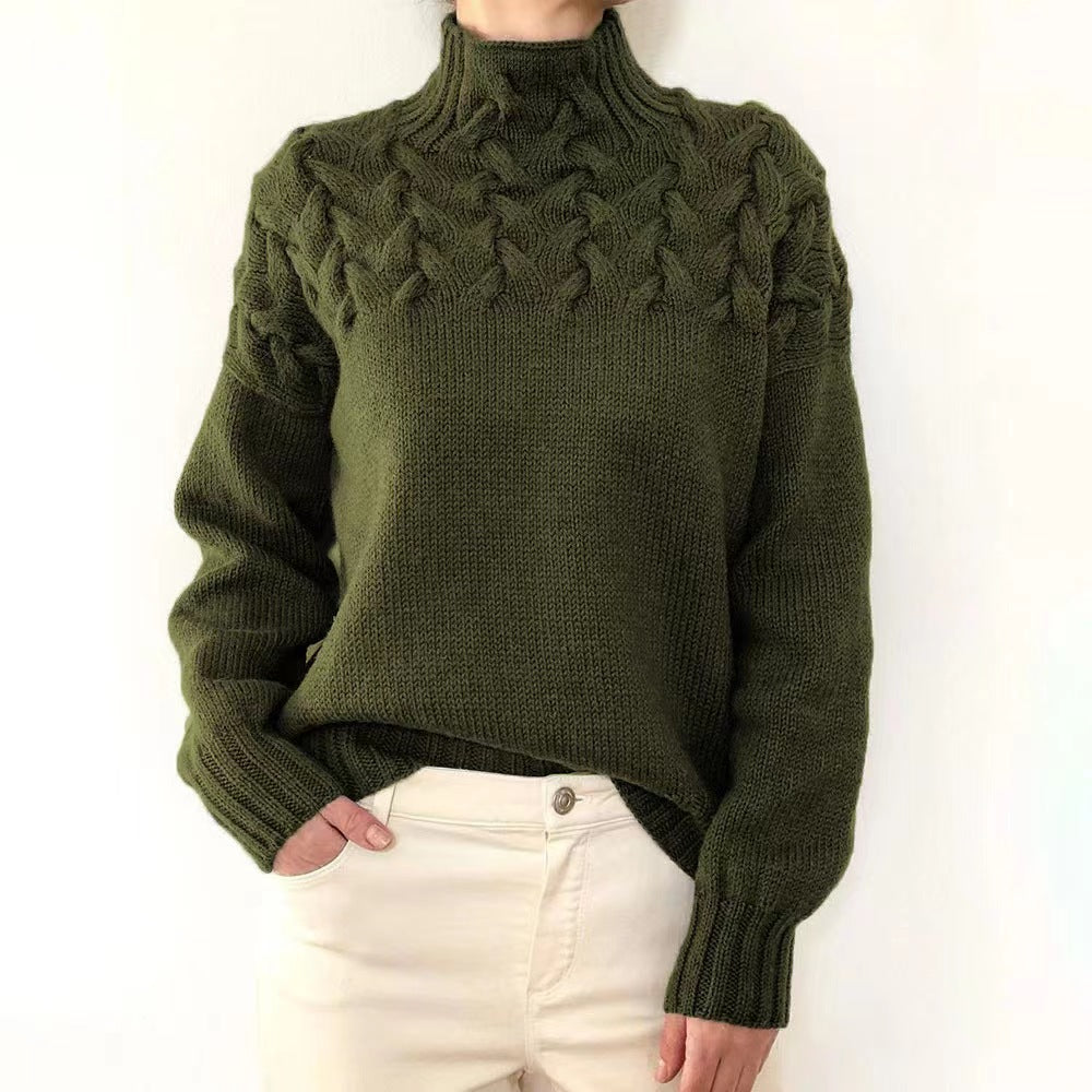 Octavia Granville Puff Shoulder Sweater