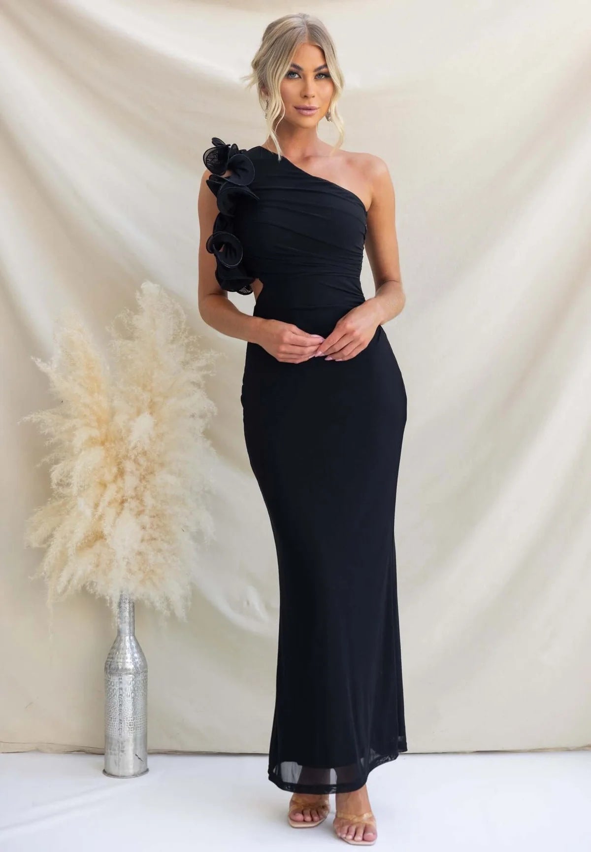 Ophira Vionnet Floor Length Wedding Guest Dress