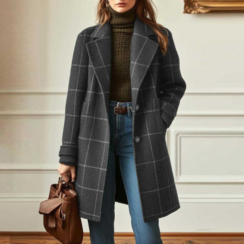 Evelyn Uppingham Heritage Check Coat
