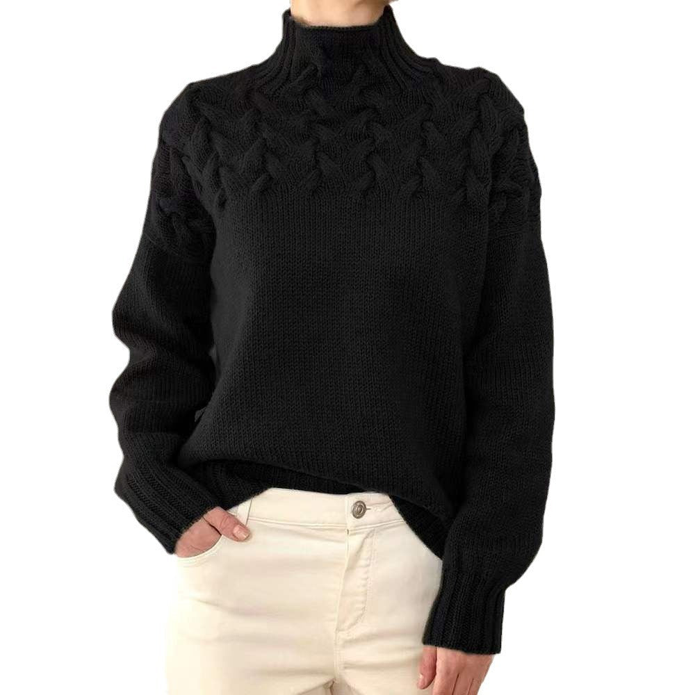Octavia Granville Puff Shoulder Sweater