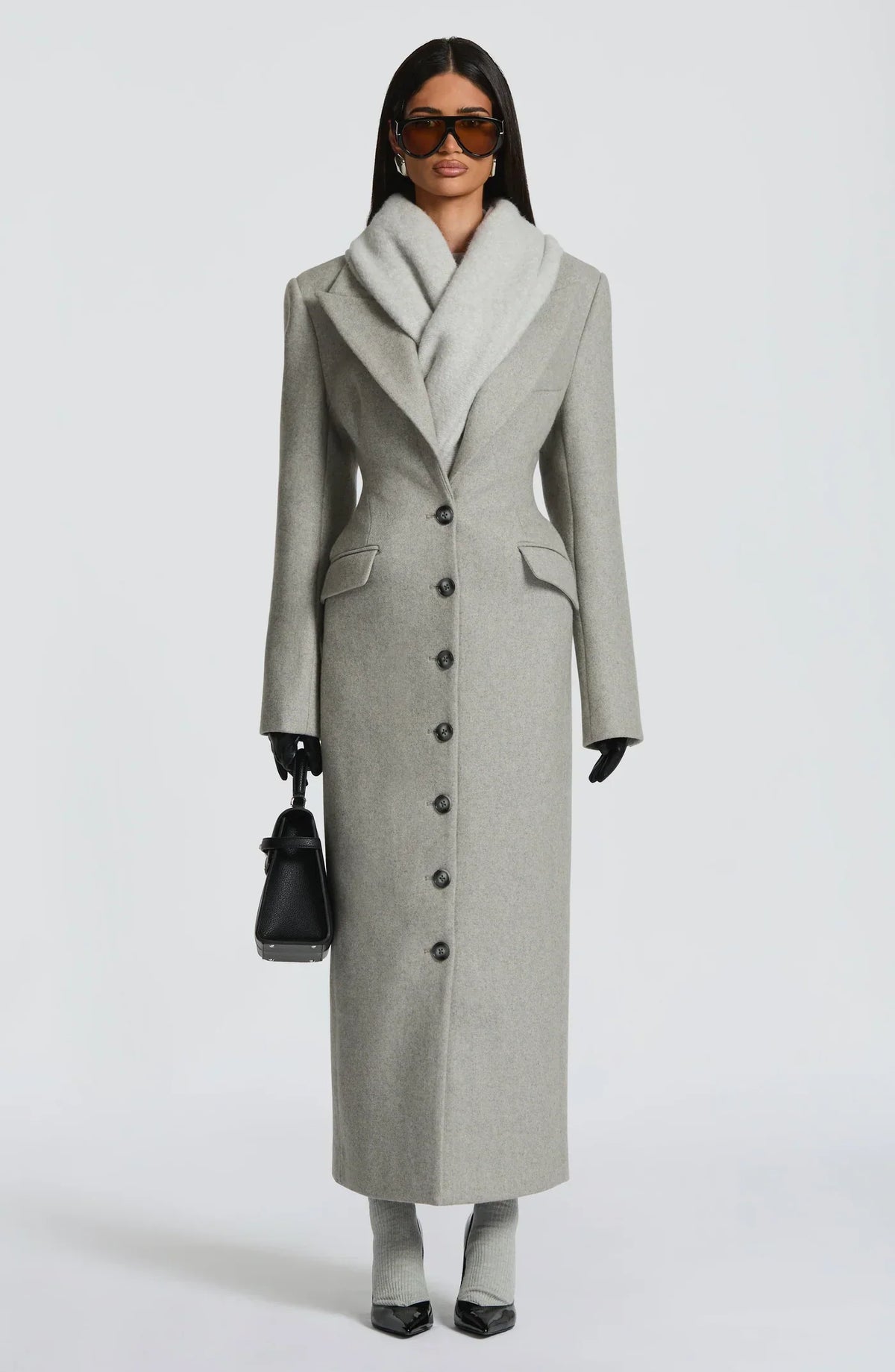 Paris Corfield Sculptural Longline Coat
