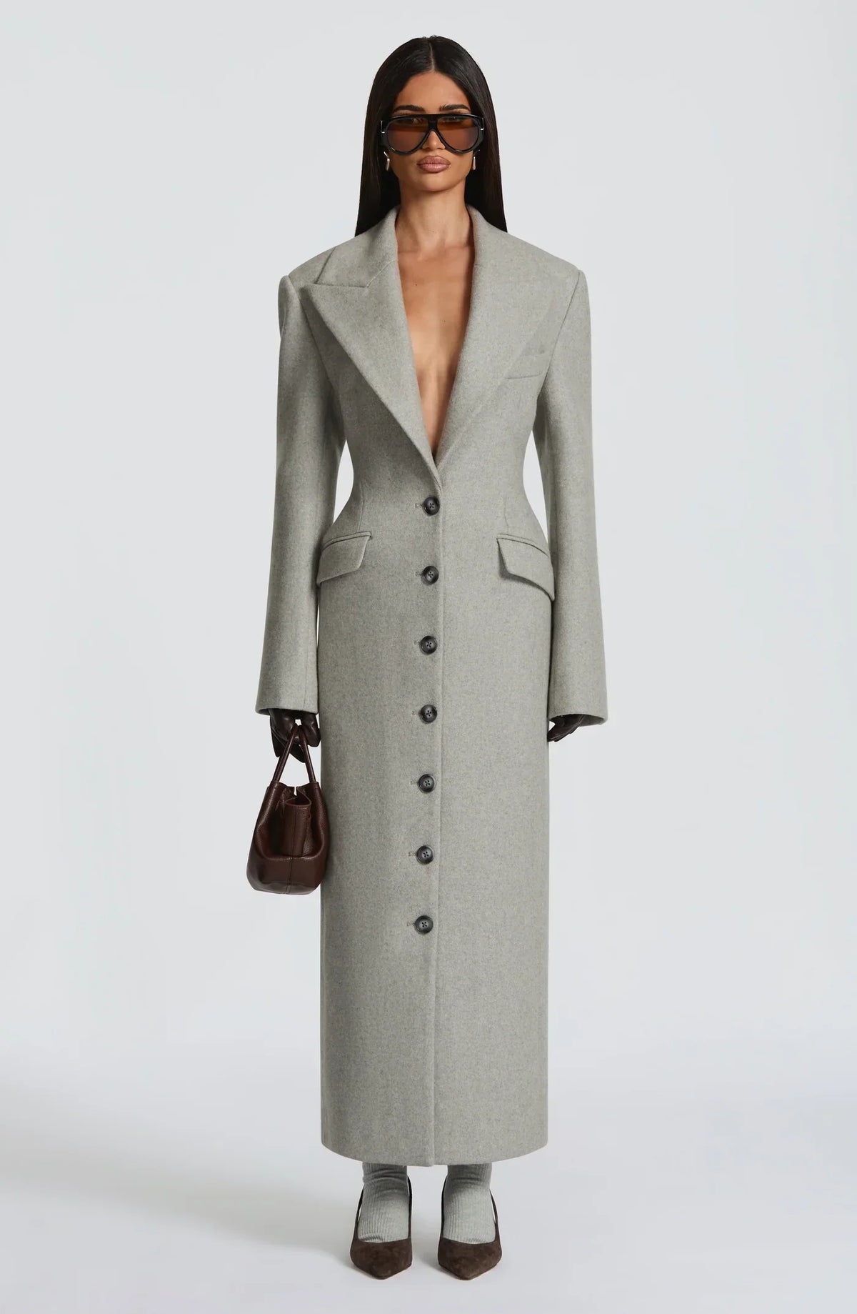 Paris Corfield Sculptural Longline Coat
