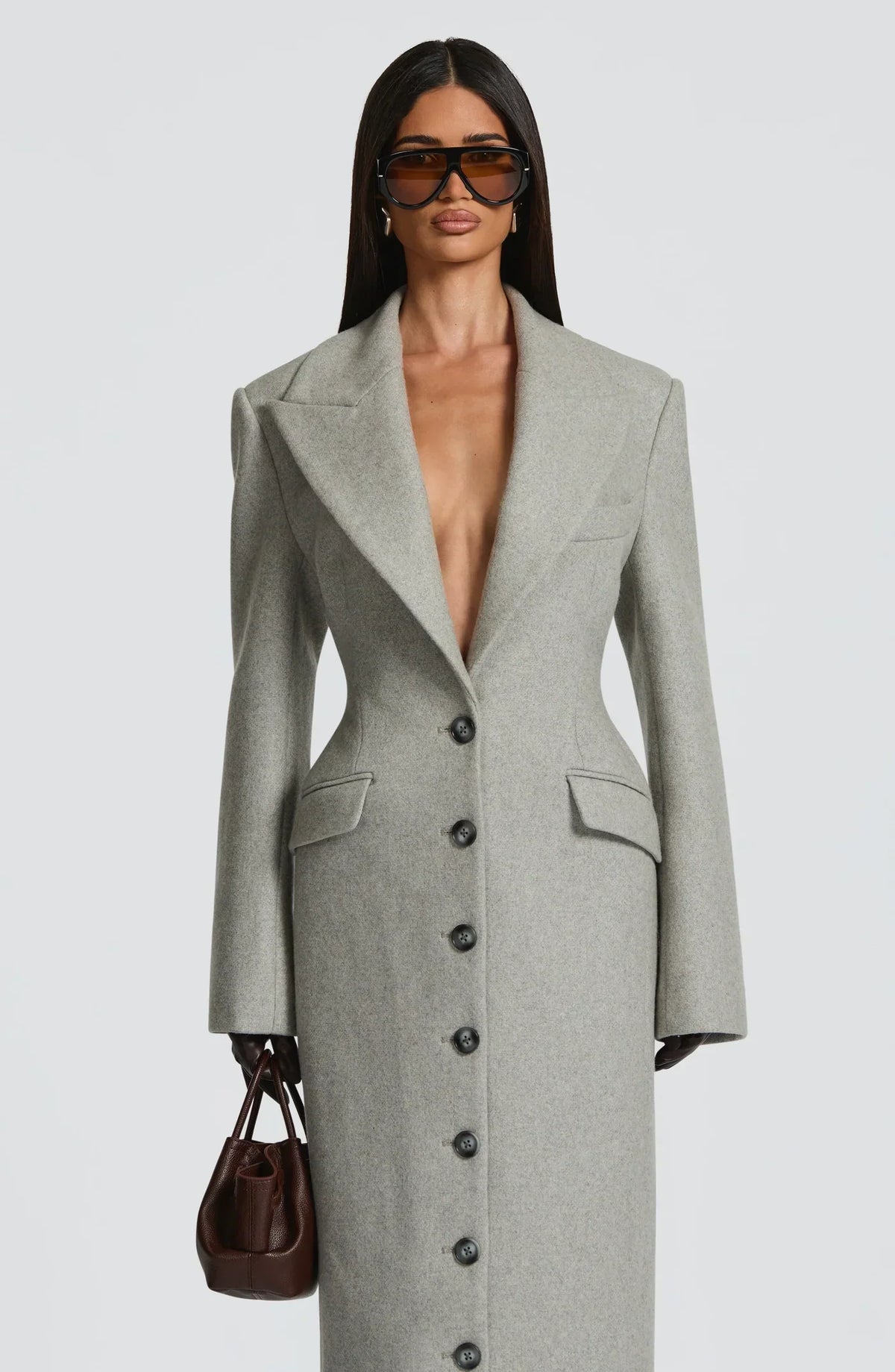 Paris Corfield Sculptural Longline Coat