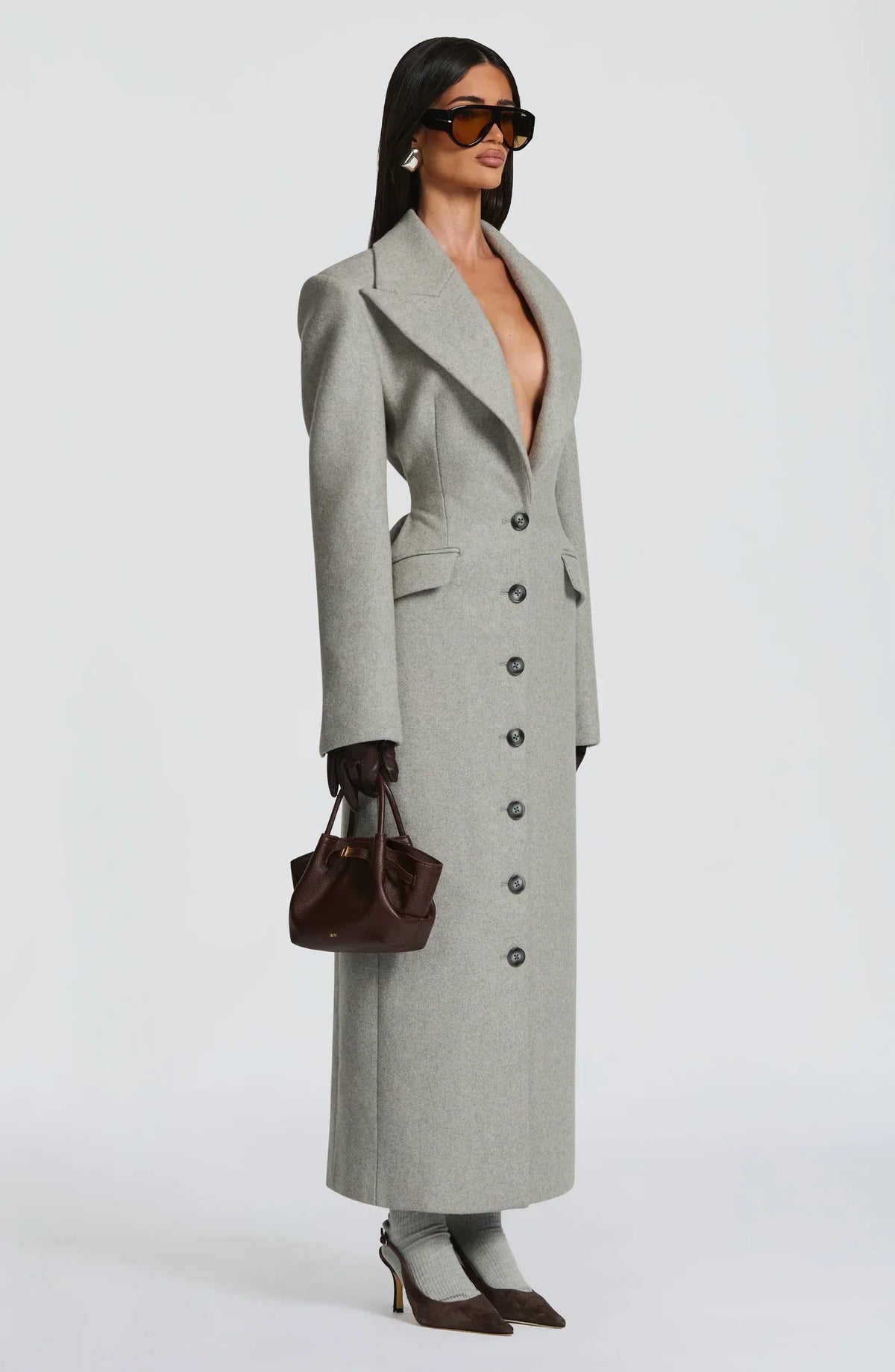 Paris Corfield Sculptural Longline Coat