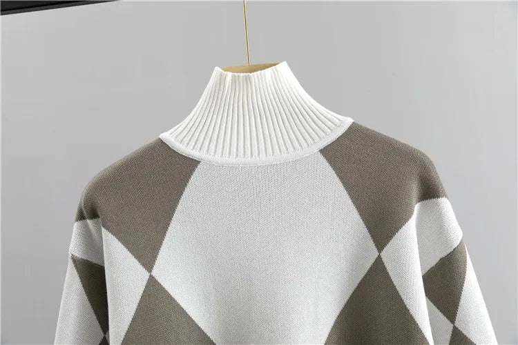 Paloma Pemberton Argyle Knit Matching Set