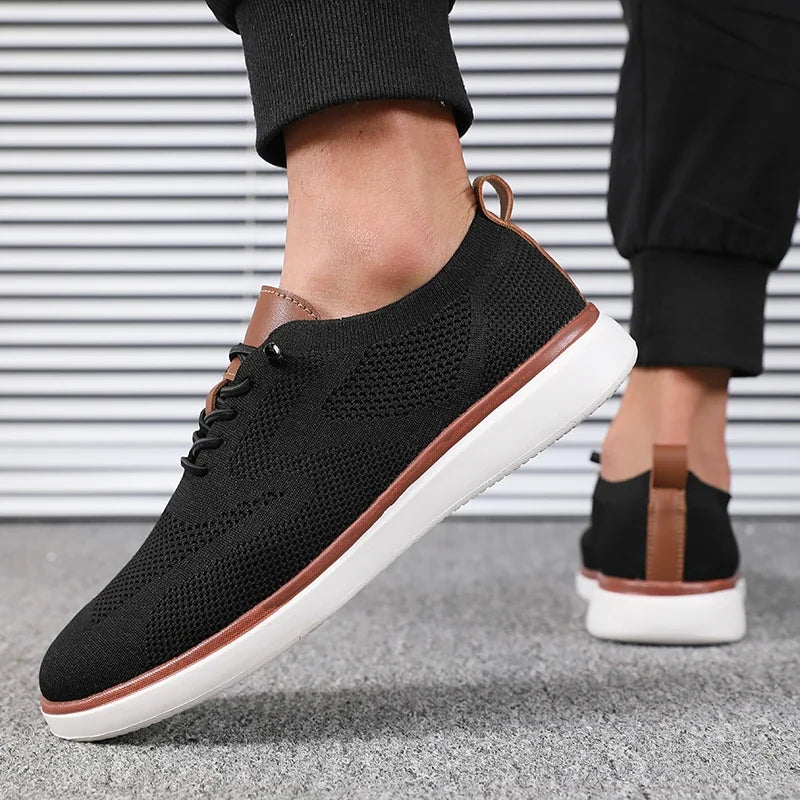 Honorine Edgerton Cutout Knit Trainers