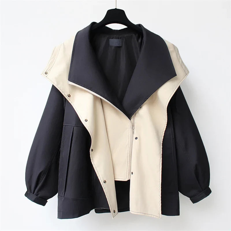 Lucienne Ainsworth Funnel Neck Coat
