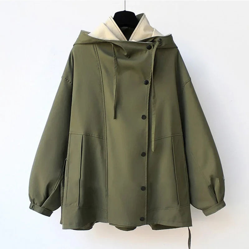 Lucienne Ainsworth Funnel Neck Coat