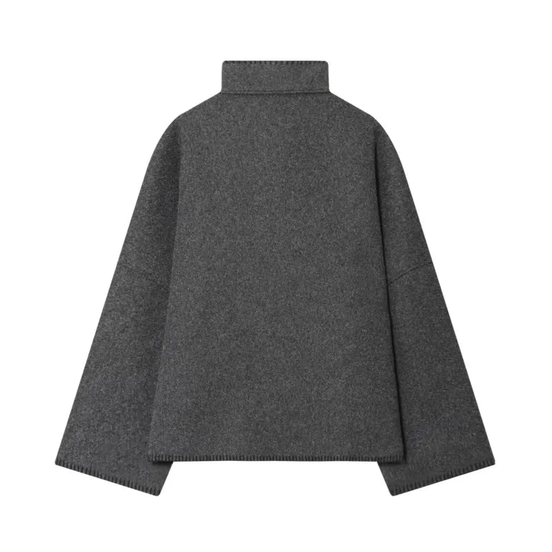Elowen Marlowe Oversized Textured Coat