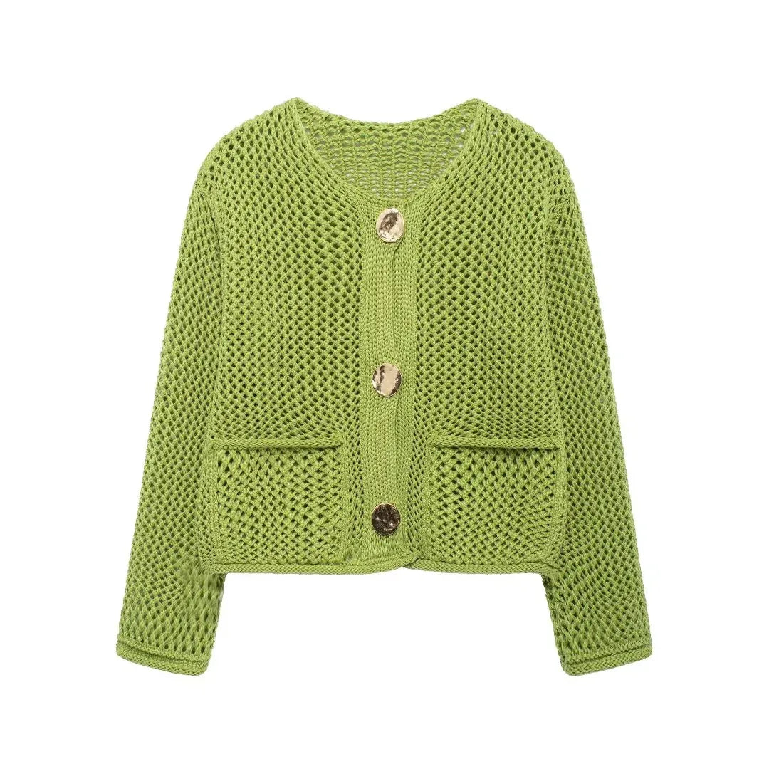 Yvonne Denholm Elegant Knit Cardigan