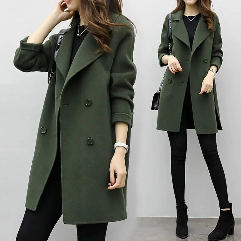 Giselle Uxbridge Funnel Neck Coat