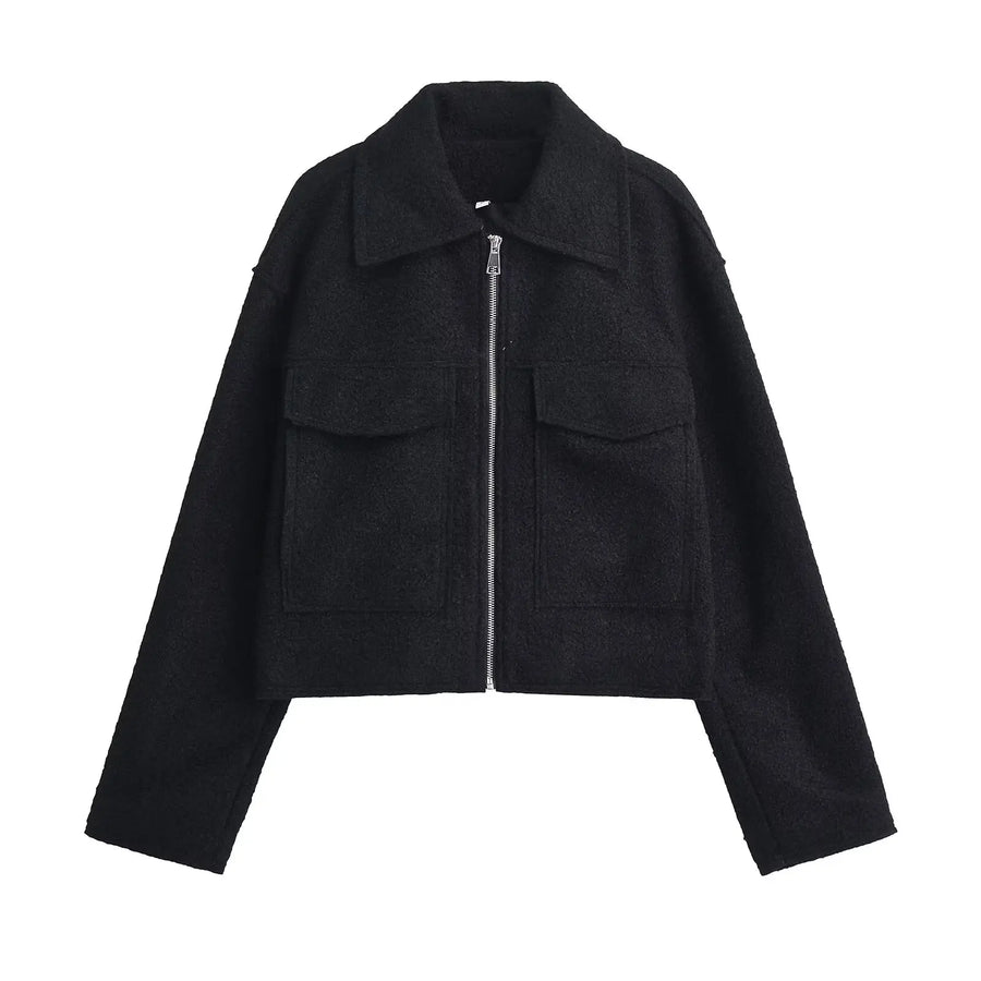 Wilhelmine Fairfax Funnel Neck Coat