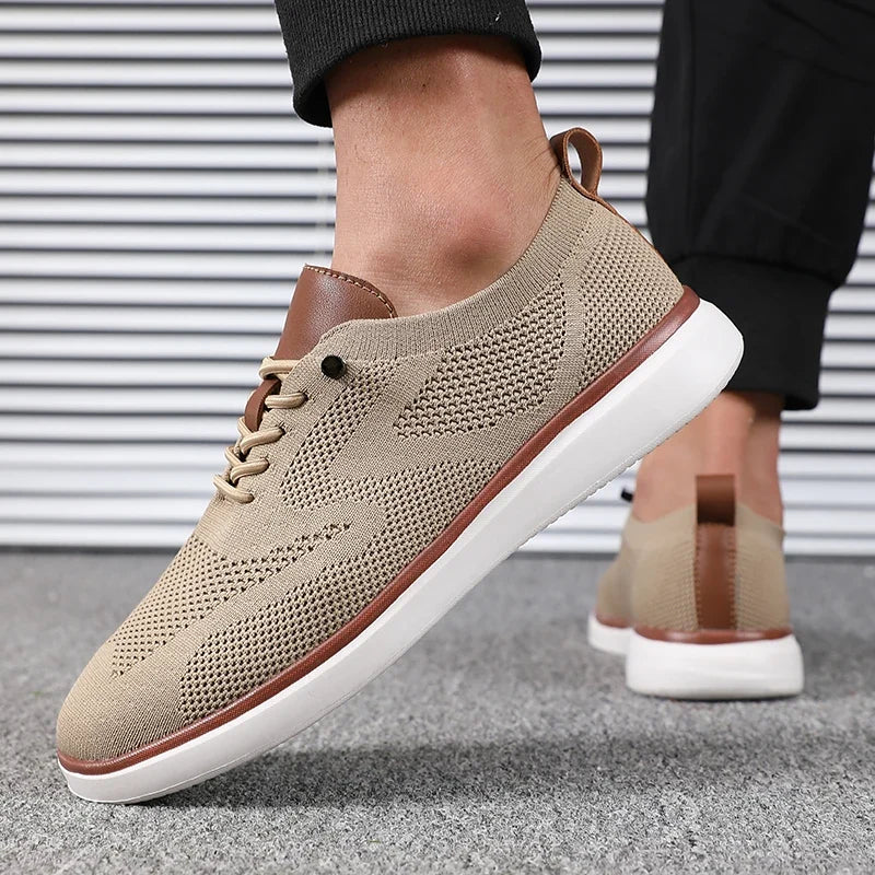 Honorine Edgerton Cutout Knit Trainers