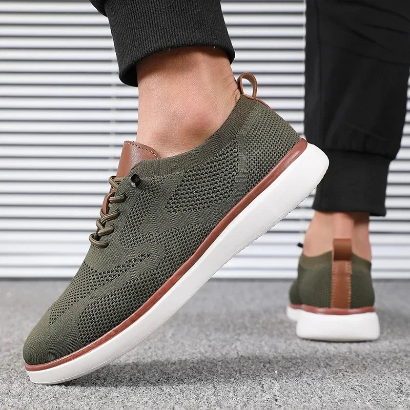 Honorine Edgerton Cutout Knit Trainers