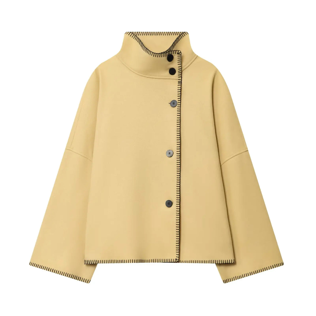 Elowen Marlowe Oversized Textured Coat