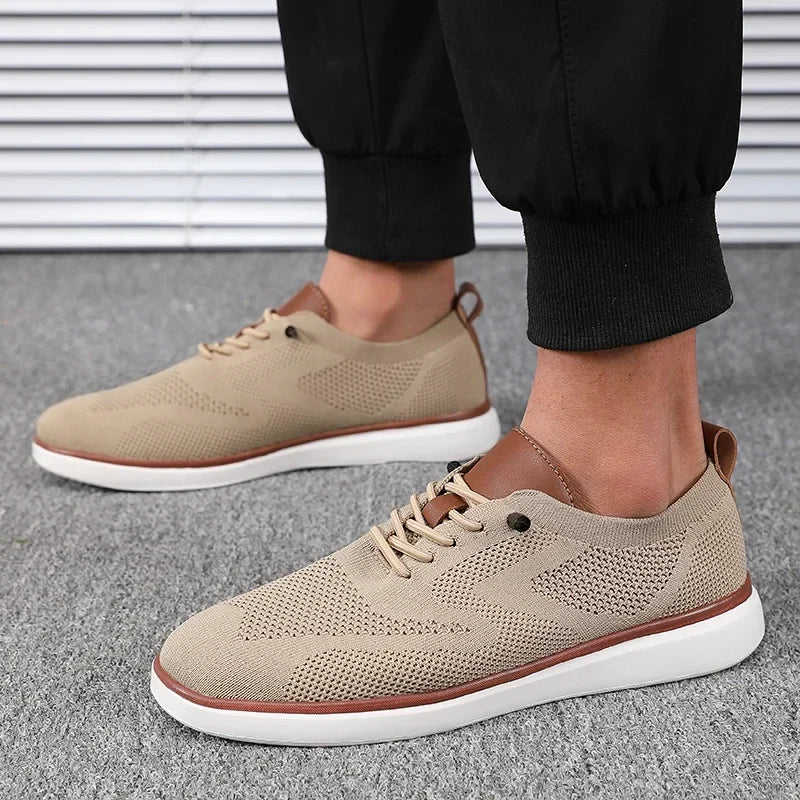 Honorine Edgerton Cutout Knit Trainers