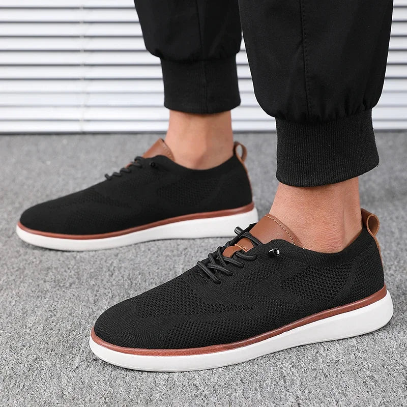 Honorine Edgerton Cutout Knit Trainers