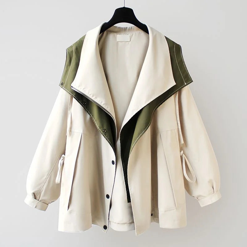 Lucienne Ainsworth Funnel Neck Coat