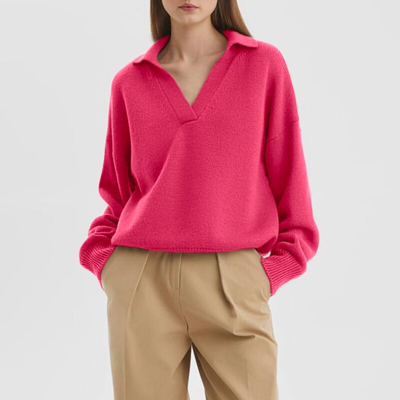 Marguerite Ingram Balloon Sleeve Knit Sweater