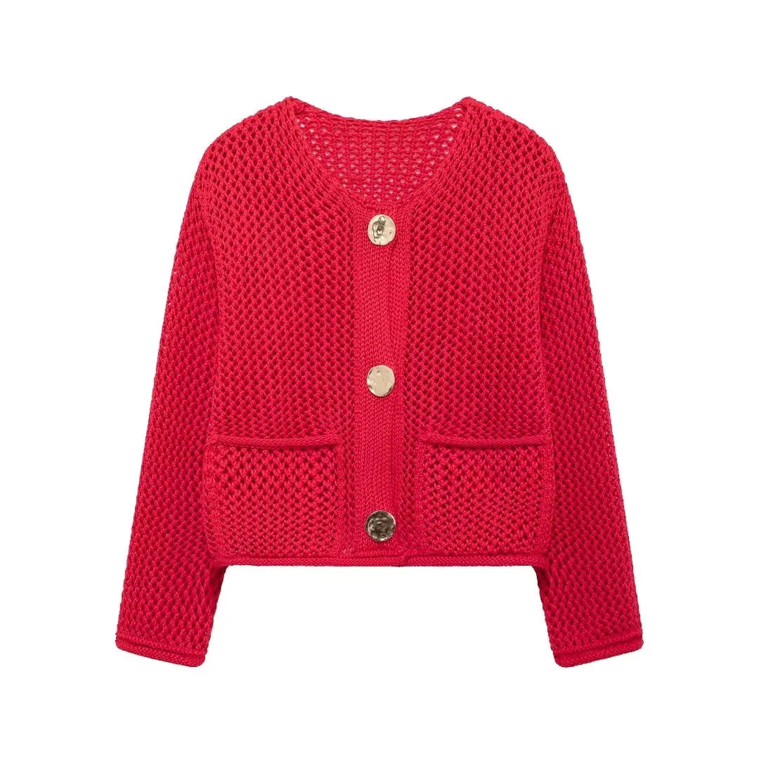 Yvonne Denholm Elegant Knit Cardigan